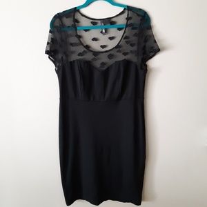 Torrid Black Body-con Dress Size 1 XL